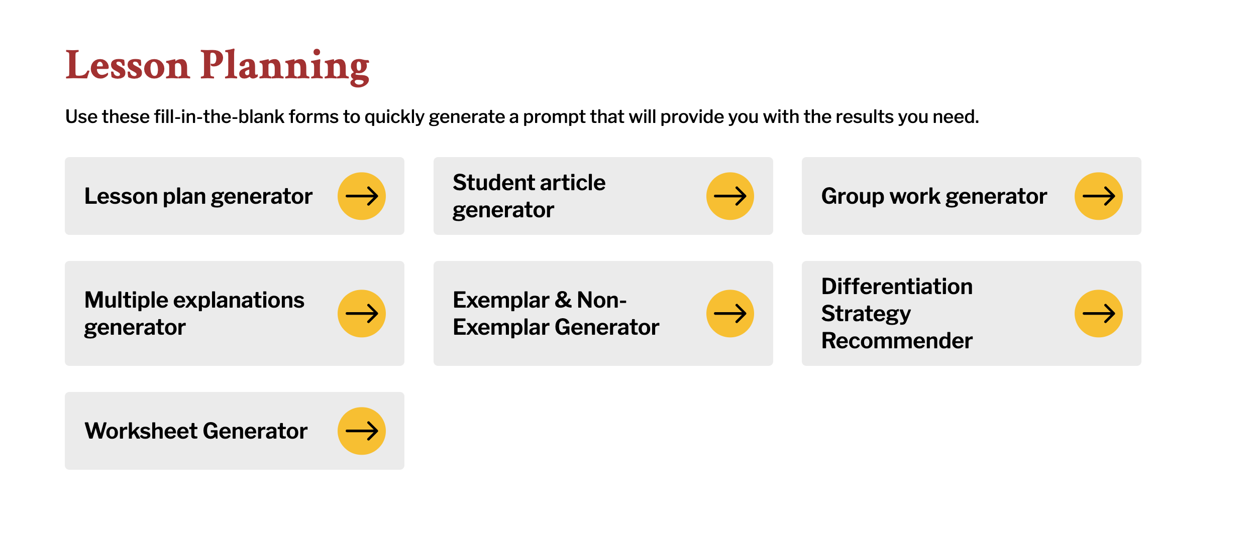 MSTA Tillie Prompt Library